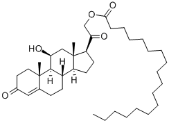 corticosterone 21-stearate 结构式