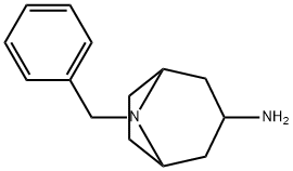 8-苄基-8-氮杂双环[3.2.1]辛-3-胺 结构式