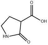 2-氧代吡咯烷-3-羧酸 结构式