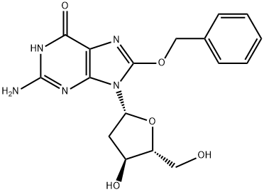 8-Benzyloxy-2'-deoxy-D-guanosine 结构式
