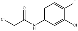 N1-(3-氯-4-氟苯基)-2-氯乙胺 结构式