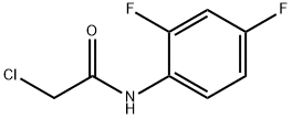 N1-(2,4-二氟苯基)-2-氯乙胺 结构式