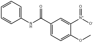 3-NITRO-4-METHOXYBENZANILIDE 结构式