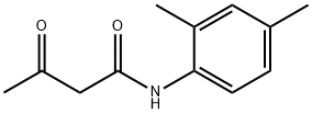2,4-二甲基-N-乙酰乙酰苯胺 结构式
