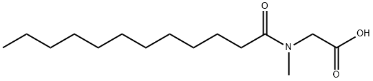 N-月桂酰肌氨酸 结构式
