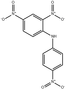 2,4-二硝基-N-(4-硝基苯基)苯胺 结构式