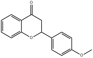 )-4'-甲氧基黄烷酮 结构式