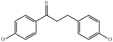 4'-CHLORO-3-(4-CHLOROPHENYL)PROPIOPHENONE 结构式