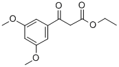 3-(3,5-二甲氧基苯基)-3-氧丙酸乙酯 结构式