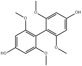3,3',5,5'-四甲氧基-4,4'-二羟基联苯 结构式
