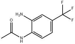 N-[2-氨基-4-(三氟甲基)苯基]乙酰胺 结构式