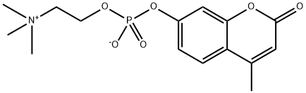 4-甲基香豆素三甲基氨基乙基磷酸酯 结构式