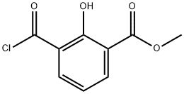 Benzoic acid, 3-(chlorocarbonyl)-2-hydroxy-, methyl ester (9CI) 结构式
