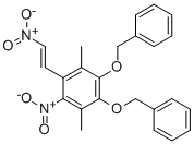 4,5-BIS-BENZYLOXY-3,6-DIMETHYL-2,BEITA-DINITROSTYRENE 结构式