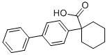 1-(4-BIPHENYLYL)-CYCLOHEXANECARBOXYLIC ACID 结构式