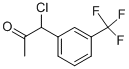 1-CHLORO-1-(3-TRIFLUOROMETHYL-PHENYL)-PROPAN-2-ONE 结构式