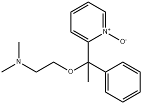 2 - (Α-(2 - (二甲氨基)乙氧基)-Α-甲基苄基)吡啶 结构式