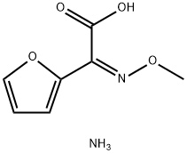 甲氧亚胺基呋喃乙酸铵盐 结构式