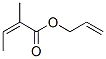 allyl 2-methylisocrotonate 结构式