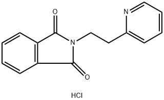 N-(2-(2-Pyridyl)ethyl)-phthalimide hydrochloride 结构式