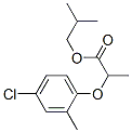 isobutyl (-)-2-(4-chloro-2-methylphenoxy)propionate 结构式