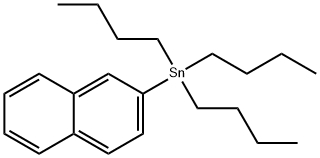 三丁基-2-萘基-锡 结构式