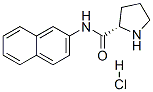 L-脯氨酸 Β-萘氨盐酸盐 结构式