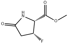 Proline, 3-fluoro-5-oxo-, methyl ester, cis- (9CI) 结构式