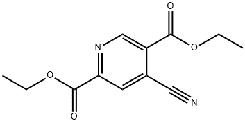 2,5-Diethyl4-cyanopyridine-2,5-dicarboxylate 结构式