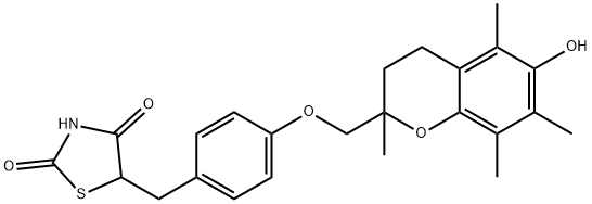 曲格列酮 结构式