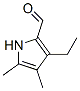 1H-Pyrrole-2-carboxaldehyde, 3-ethyl-4,5-dimethyl- (9CI) 结构式