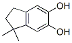 1,1-dimethylindan-5,6-diol 结构式