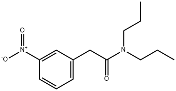 N,N-Dipropyl-3-nitrobenzeneacetaMide 结构式