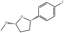 2-(4-Iodophenyl)-5-methoxytetrahydrofuran 结构式