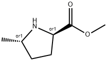 Proline, 5-methyl-, methyl ester, trans- (9CI) 结构式