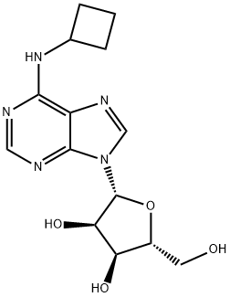 Adenosine, N-cyclobutyl- 结构式