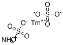 ammonium thulium(3+) disulphate 结构式