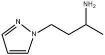 4-(1H-吡唑-1-基)BUTAN-2-胺 结构式
