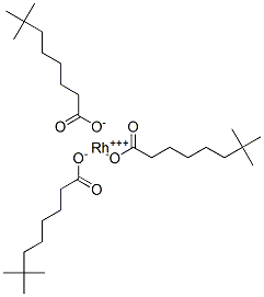 rhodium(3+) neodecanoate  结构式