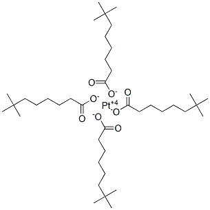 neodecanoic acid, platinum salt 结构式