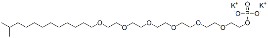 dipotassium 29-methyl-3,6,9,12,15,18-hexaoxatriacontyl phosphate 结构式