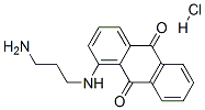 1-((3-氨基丙基)氨基)蒽-9,10-二酮盐酸盐 结构式