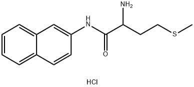 N-甲醛基-DL-蛋氨酸-B-萘 盐酸盐 结构式