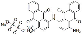 1,1'-iminobis[4-aminoanthraquinone], disulpho derivative, disodium salt 结构式