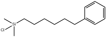 6-苯基己基二甲基氯硅烷 结构式
