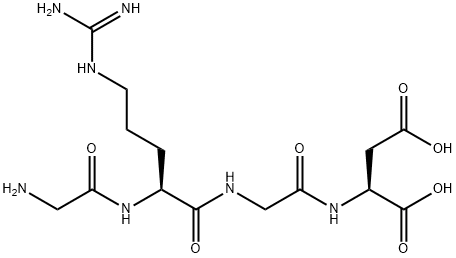 GLY-ARG-GLY-ASP 结构式