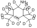 4-氨基-2,2,6,6-四甲基哌啶氧-D17,15N氘代 结构式