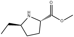 Proline, 5-ethyl-, methyl ester, trans- (9CI) 结构式