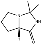 1H-Pyrrolo[1,2-c]imidazol-1-one,hexahydro-3,3-dimethyl-,(S)-(9CI) 结构式