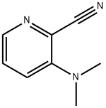3-(二甲基氨基)-2-吡啶甲腈 结构式